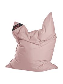 Pouf sacco grande rosa Scuba, Rivestimento: 100% polipropilene resist, Rosa, Larg. 130 x Alt. 170 cm