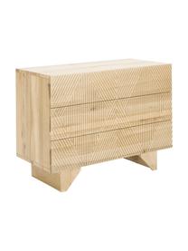 Schubladenkommode Louis aus massivem Eschenholz, Korpus: Massives Eschenholz, lack, Eschenholz, B 100 x H 75 cm