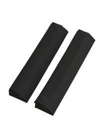 Cabecero tapizado en bouclé Wave, Tapizado: 100% poliéster, Estructura: madera contrachapada, tab, Tejido blanco, An 184 x Al 80 cm