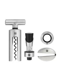 Wein-Set Sommelier, 4-tlg., Edelstahl, Silberfarben, Set mit verschiedenen Größen