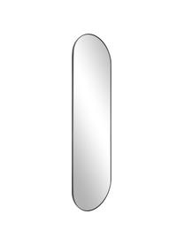 Oválné nástěnné zrcadlo Lucia, Černá, Š 40 cm, V 140 cm
