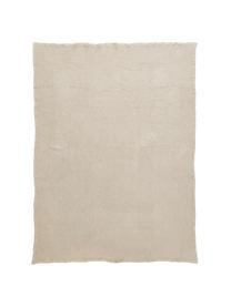 Prehoz z bavlny s vafľovou štruktúrou Lois, 100 %  bavlna, Béžová, Š 180 x D 260 cm (pre postele do 140 x 200 cm)