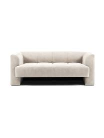 Sofa Bobi (2-Sitzer), Bezug: 88 % Polyester, 12 % Nylo, Gestell: Massives Kiefernholz, Webstoff Cremeweiß, B 178 x T 82 cm