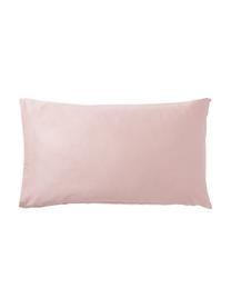 Federa in raso di cotone Comfort, Rosa, Larg. 50 x Lung. 80 cm