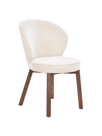 Chaise rembourrée blanc crème Serena, Blanc, larg. 55 x prof. 63 cm