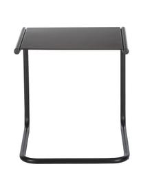 Table d'appoint de jardin en métal Club, Noir, larg. 40 x prof. 40 cm