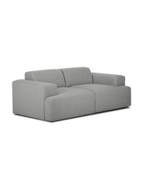 Canapé 3 places Melva, Tissu gris, larg. 198 x prof. 101 cm