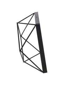 Bilderrahmen Prisma im 3D-Design, Rahmen: Stahl, Front: Glas, Schwarz, B 10 x H 15 cm