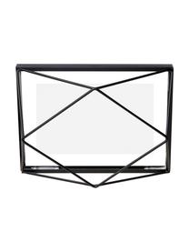 Portafoto dal design in 3D Prisma, Cornice: acciaio, Nero, Larg. 10 x Alt. 15 cm
