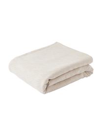 Plaid en coton rainuré Ebony, 100 % coton

Le matériau est certifié STANDARD 100 OEKO-TEX®, 6457CIT, CITEVE, Taupe, larg. 230 x long. 250 cm