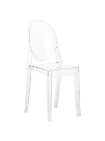 Design stoel Victoria Ghost, Polycarbonaat, Transparant, B 38 x D 52 cm