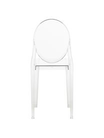 Transparante stoel Victoria Ghost, Polycarbonaat, Transparant, B 38 x D 52 cm