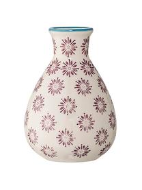 Kleines Vasen-Set Patrizia mit verspieltem Muster, 5-tlg., Steingut, Bunt, Ø 7 x H 11 cm