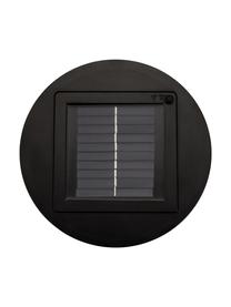 Lámpara de pie solar para exterior Sunshine Coziness, Pantalla: poliratán, Negro, gris, Ø 28 x Al 77 cm