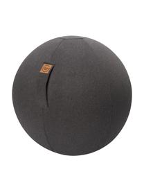 Piłka do siedzenia z rączką Felt, Tapicerka: poliester (imitacja filcu, Antracytowy, Ø 65 cm