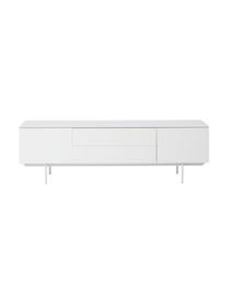 Aparador Elyn, Estructura: tablero de fibras de dens, Patas: metal con pintura en polv, Blanco mate, An 180 x Al 55 cm