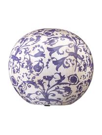 Boule décorative en céramique Cerino, Céramique, Lilas, blanc, Ø 13 x haut. 13 cm
