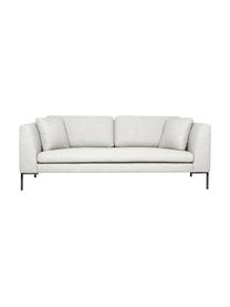 Sofá Emma (3 plazas), Tapizado: poliéster Alta resistenci, Estructura: madera de pino macizo con, Patas: metal con pintura en polv, Tejido blanco crema, An 227 x F 100 cm