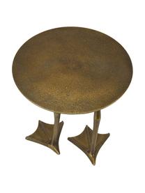 Mesa auxiliar decorativa Duck, Latón, Ø 35 x Al 45 cm