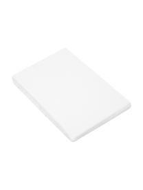 Boxspring hoeslaken Biba uit flanel in wit, Weeftechniek: flanel Flanel is een knuf, Wit, B 90 x L 200 cm
