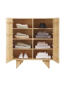 Rangement en bois de frêne massif Louis, Bois de frêne, larg. 100 x haut. 120 cm