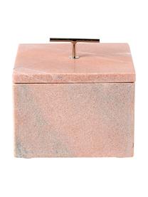 Marmor-Schmuckkästchen Terri, Griff: Metall, beschichtet, Terrakotta, marmoriert, B 14 x H 12 cm