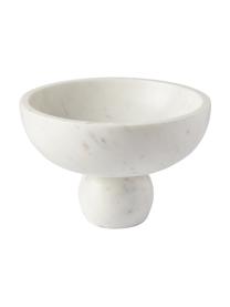 Bol decorativo de mármol Levi, Mármol, Mármol blanco, Ø 26 x Al 17 cm