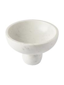Bol decorativo de mármol Levi, Mármol, Mármol blanco, Ø 26 x Al 17 cm