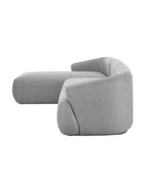 Canapé d'angle modulable Sofia, Tissu gris, larg. 278 x prof. 174 cm, module d'angle gauche