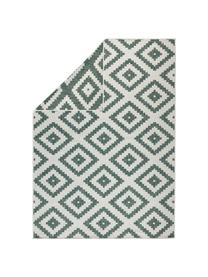 Dwustronny dywan wewnętrzny/zewnętrzny Malta, Zielony, odcienie kremowego, S 80 x D 150 cm (Rozmiar XS)