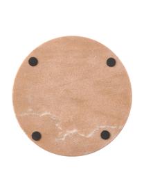 Kulatý dekorativní mramorový tác Venice, Mramor, Terakotová, mramorovaná, Ø 25 cm