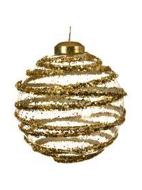 Boule de Noël Circles Ø 8 cm, 3 élém., Couleur dorée, Ø 8 cm