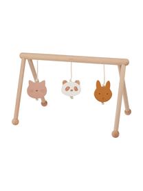 Spielbogen Ernie Dark Rose Multi Mix aus Holz, 100% Buchenholz, Baumwollfaden, Helles Holz, B 72 x T 40 cm
