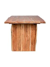 Mesa de madera de acacia Eneas, Madera, Madera clara, An 200 x F 95 cm
