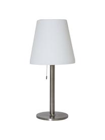 Solarna lampa stołowa LED Solia, Biały, odcienie srebrnego, Ø 28 x W 60 cm
