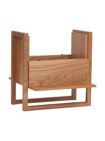 Minibar NewEst van eikenhout, Frame: MDF met eikenhoutfineer, , Donker hout, B 59 x H 60 cm