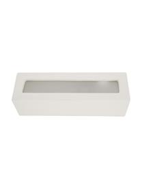 Keramik-Wandleuchte Madrid, Lampenschirm: Keramik, matt, Cremeweiß, B 32 x H 9 cm