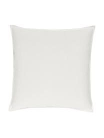 Baumwoll-Kissenhülle Mads in Cremeweiß, 100% Baumwolle, Cremeweiß, B 60 x L 60 cm