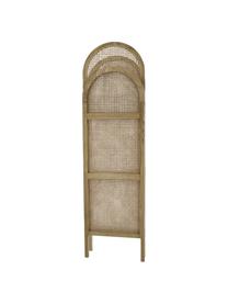 Paravento con intreccio viennese Webbing, Cornice: legno Sungkai, Intreccio viennese: canna da zucchero, Legno di Sungkai, Larg. 150 x Alt. 180 cm