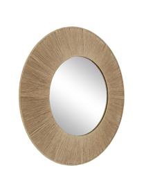 Kulaté nástěnné zrcadlo Citra, Béžová, Ø 90 cm, H 3 cm