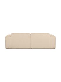 Sofá Melva (3 plazas), Tapizado: 100% poliéster Alta resis, Estructura: madera de pino maciza, ce, Patas: plástico, Tejido beige oscuro, An 238 x F 101 cm