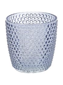 Teelichthalter-Set Marilu aus Glas, 4-tlg., Glas, Blau, Ø 8 x H 8 cm
