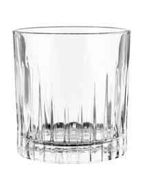 Bicchiere whisky in cristallo Timeless 6 pz, Cristallo Luxion, Trasparente, Ø 9 x Alt. 9 cm, 360 ml