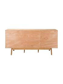 Sideboard Bettina mit Schubladen und Eichenholzfurnier, Korpus: Mitteldichte Holzfaserpla, Braun, B 180 x H 84 cm