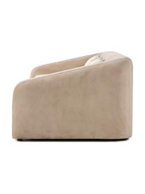 Schlafsofa Eliot (3-Sitzer), Bezug: 88% Polyester, 12% Nylon , Füße: Kunststoff, Webstoff Sandfarben, B 230 x H 70 cm