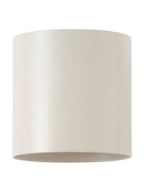 Applique piccola Roda, Paralume: ferro verniciato a polver, Beige opaco, Larg. 10 x Alt. 10 cm