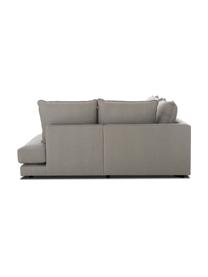 Canapé d'angle Tribeca, Tissu gris foncé, larg. 274 x prof. 192 cm, méridienne à gauche