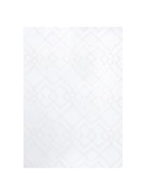 Funda nórdica texturizada de percal Faith, Blanco, Cama 90 cm (155 x 220 cm)