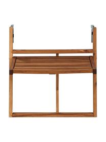 Balkon-Klapptisch Lodge aus Holz, Akazienholz, geölt, Akazienholz, B 57 x H 64 cm