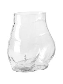 Vaso di design in vetro Peach, Vetro, Trasparente, Larg. 20 x Alt.23 cm
